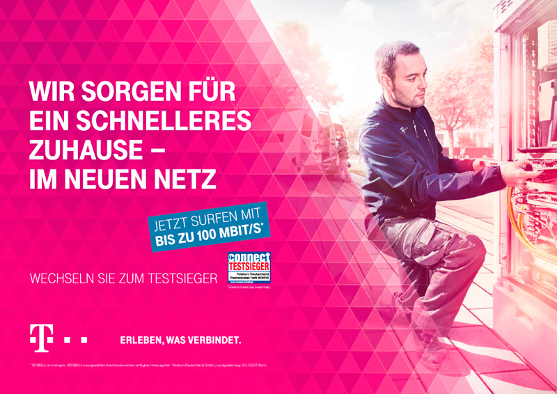 Telekom Motiv Schnelleres Netz